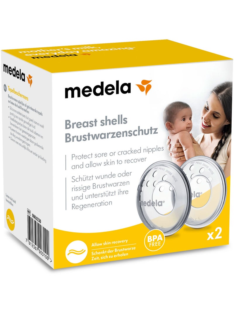 Medela - protetores de mamilos - conjunto de 2 - amamentação sem dor Transparente - Kiabi