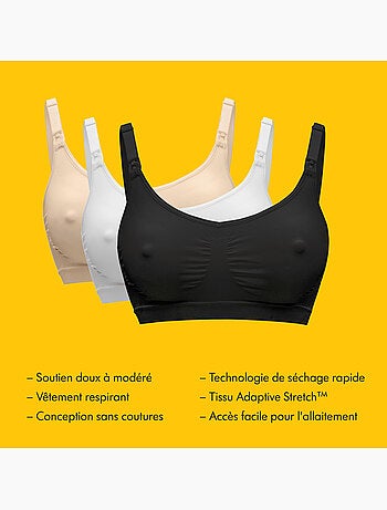 Medela - sutiã de amamentação keep cool - preto - tamanho m - confortável e respirável
