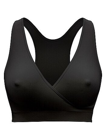 Medela - top de amamentação keep cool - preto - tamanho m - top de noite, sem costuras