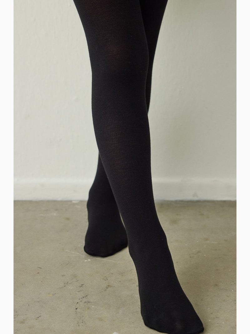 Meia-calça infantil kız extra penti Preto - Kiabi