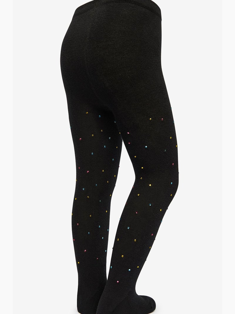 Meia-calça menina pretty bright penti Preto - Kiabi