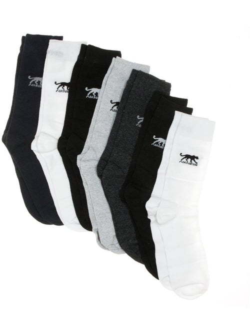 Meias Airness Homem - Pack 7 Pares Cores Sortidas - Kiabi Meias Airness Homem - Pack 7 Pares Cores Sortidas - Kiabi