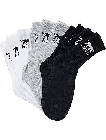 Meias Airness Pretas para Rapaz - Pack 10 Pares