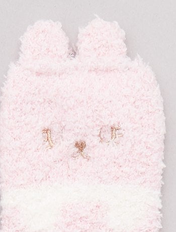 Meias antiderrapantes em malha borboto - Kiabi