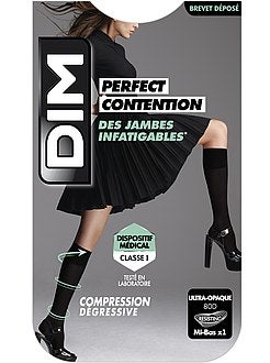 Meias até ao joelho Perfect Contention 80D 'DIM' - Kiabi