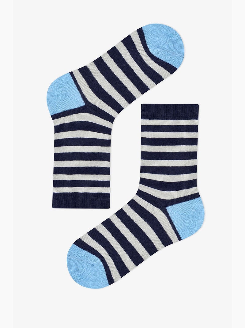 Meias até ao tornozelo com estampado animal mystic dragons, 4 pares penti Azul Azul-marinho - Kiabi