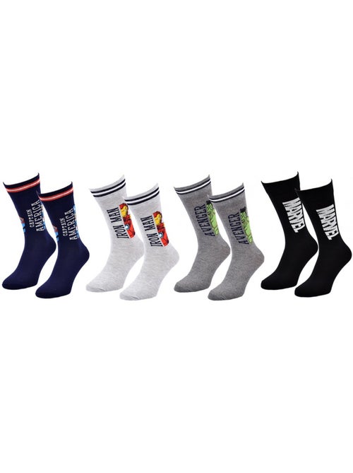 Meias AVENGERS - Pack de 4 - Kiabi Meias AVENGERS - Pack de 4 - Kiabi