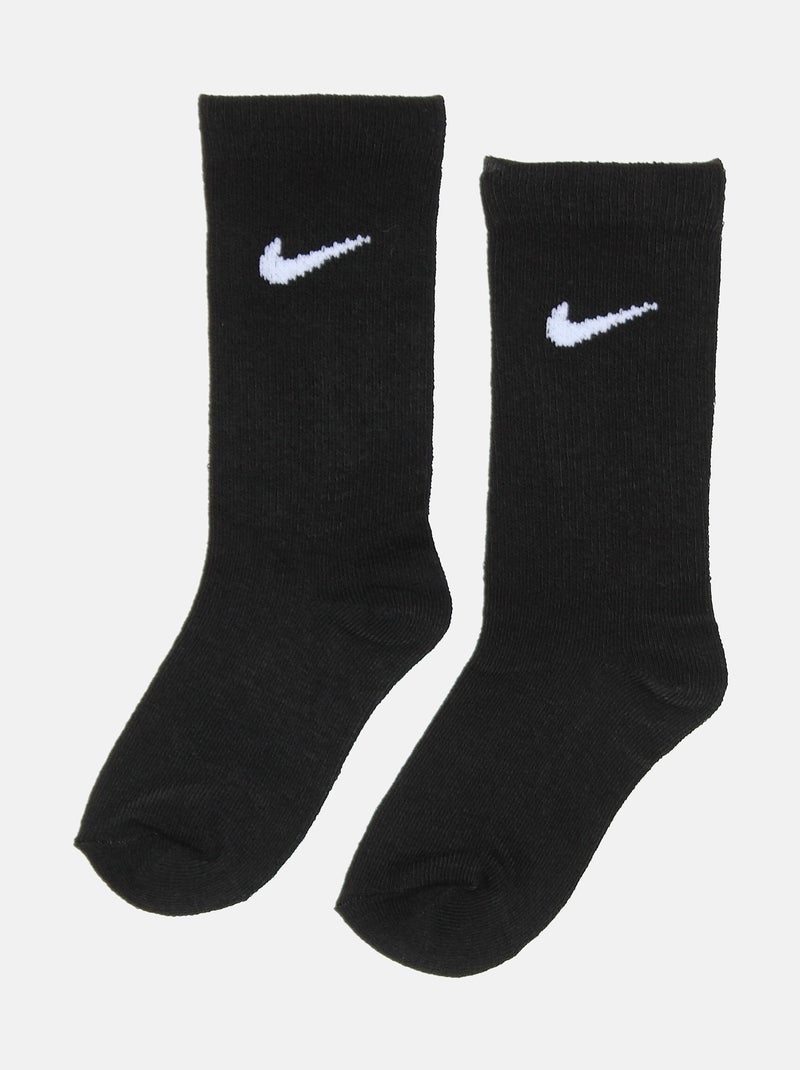 Meias bicolores - nike Preto - Kiabi