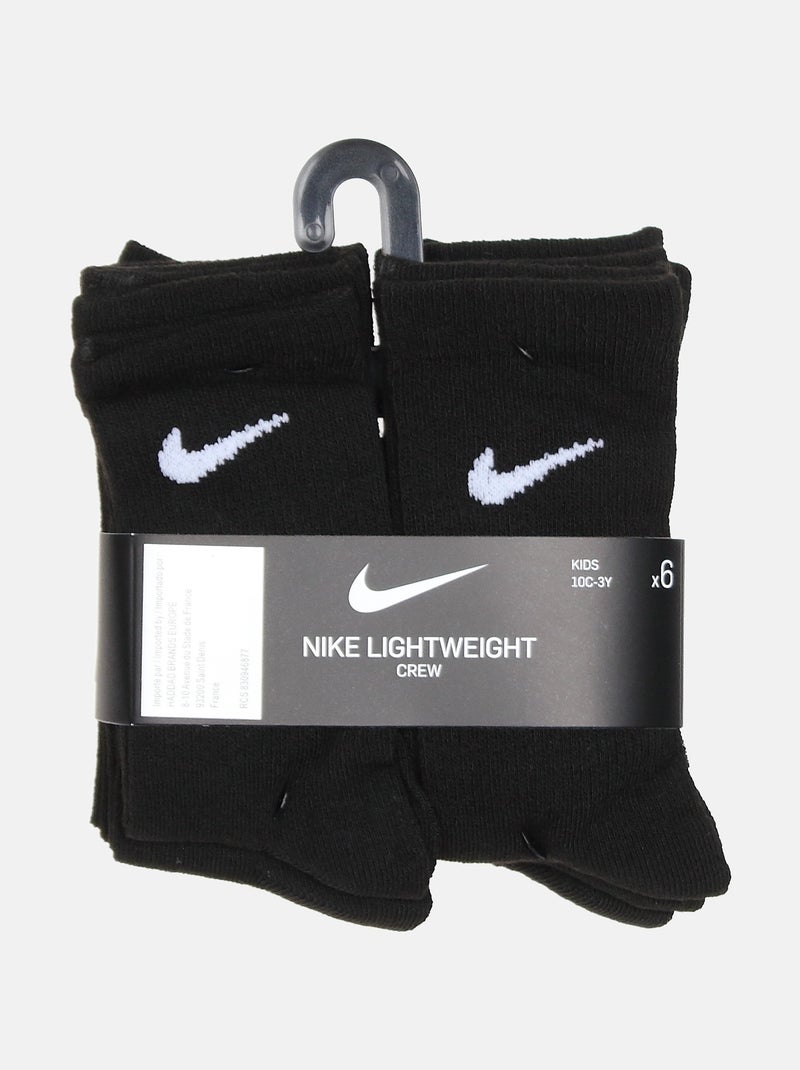 Meias bicolores - nike Preto - Kiabi