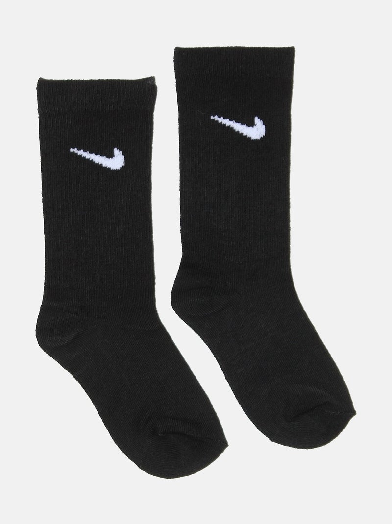 Meias bicolores - nike Preto - Kiabi
