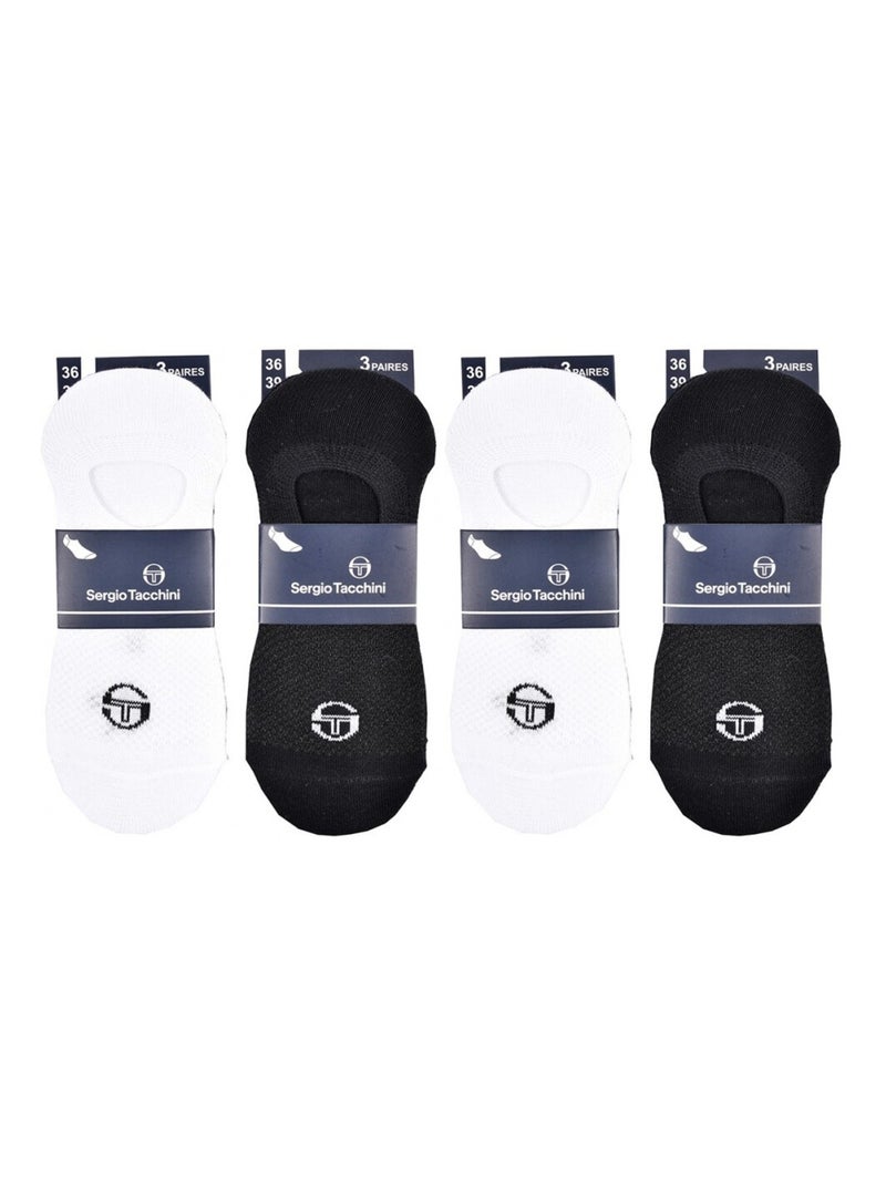 Meias Criança FOOTIES SERGIO TACCHINI - Pack de 12 Multicolorido - Kiabi