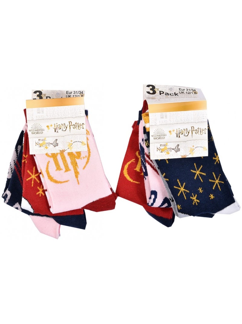 Meias Criança HARRY POTTER fantasia - Pack de 9 Multicolorido - Kiabi