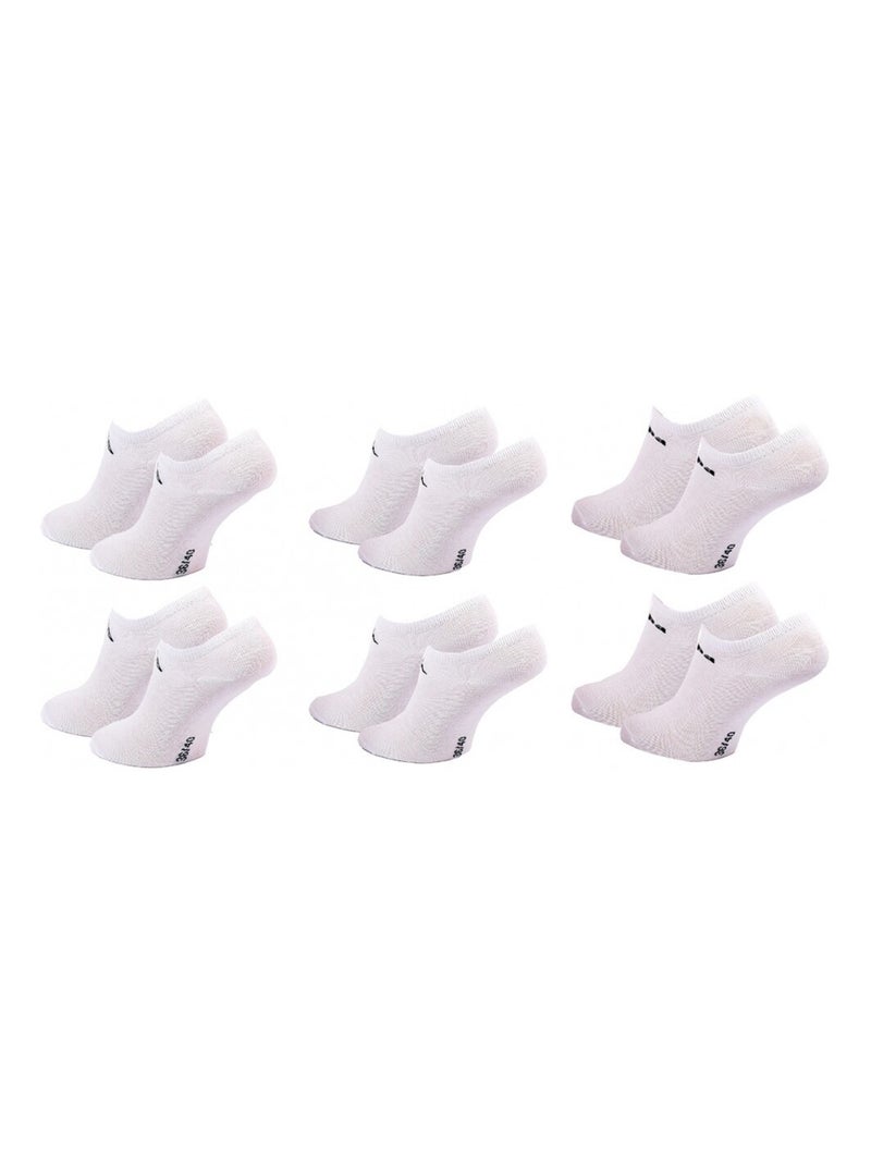 Meias Criança KAPPA SNEAKER - Pack de 6 Branco - Kiabi