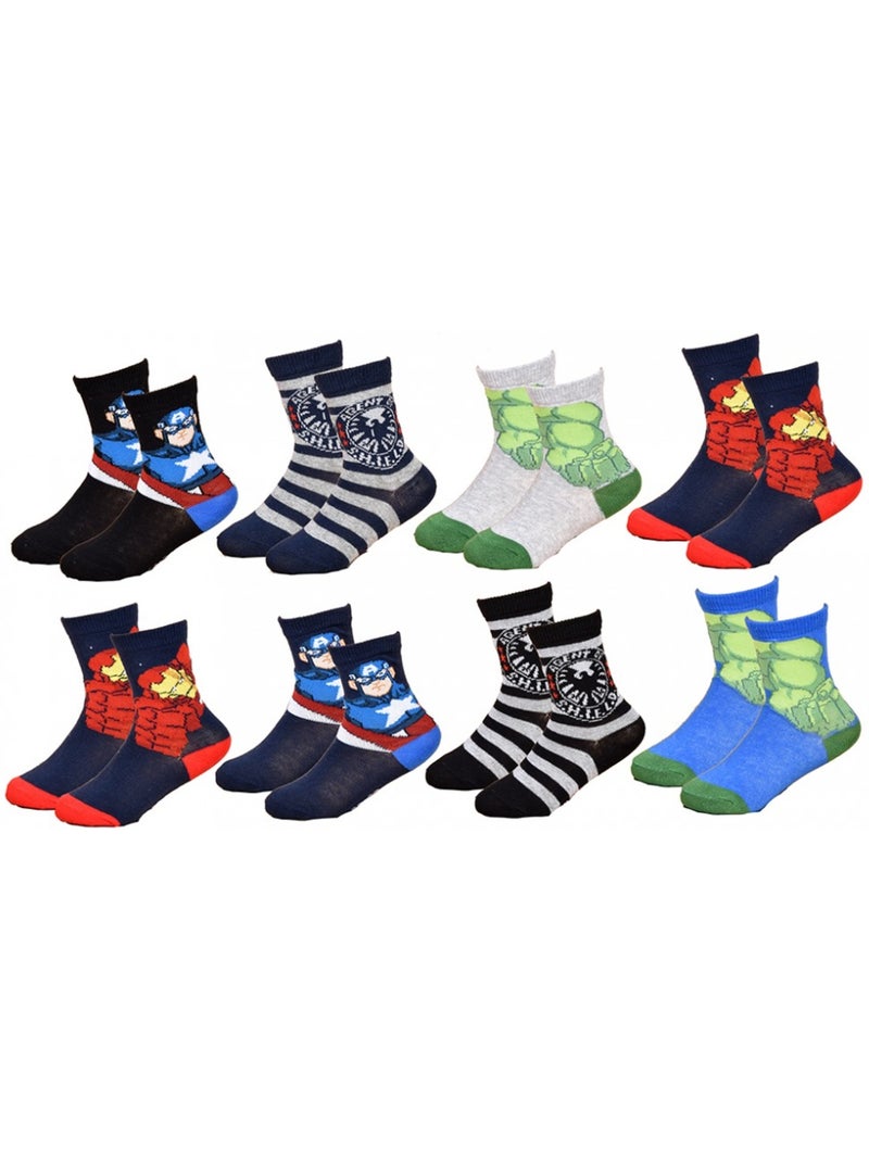 Meias Criança Licença Avengers Fantasia - Pack de 9 Multicolorido - Kiabi