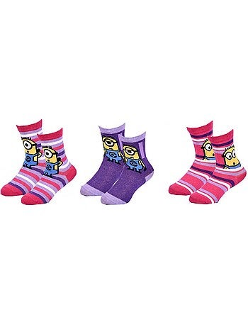 Meias Criança Licença MOI, MOCHE ET MECHANT Fantasia - Pack de 3