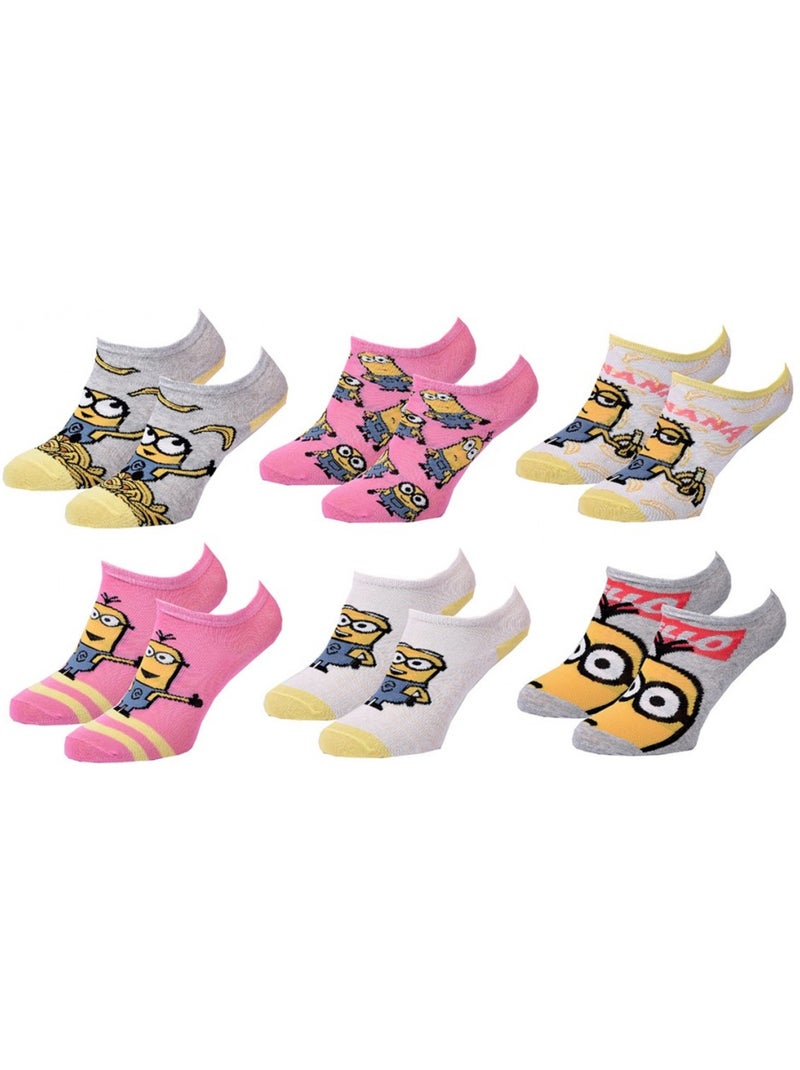 Meias Criança Licença MOI, MOCHE ET MECHANT fantasia - Pack de 9 Multicolorido - Kiabi