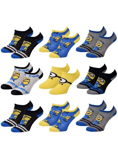 Meias Criança Licença MOI, MOCHE ET MECHANT fantasia - Pack de 9 - Kiabi Meias Criança Licença MOI, MOCHE ET MECHANT fantasia - Pack de 9 - Kiabi