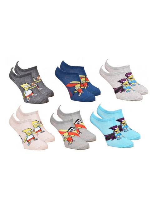 Meias Criança Licença Simpsons fantasia - Pack de 3 - Kiabi Meias Criança Licença Simpsons fantasia - Pack de 3 - Kiabi