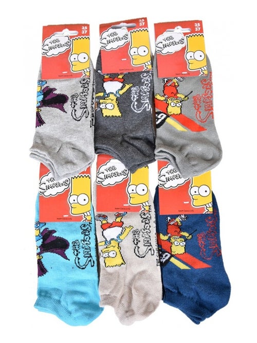 Meias Criança Licença Simpsons fantasia - Pack de 3 - Kiabi Meias Criança Licença Simpsons fantasia - Pack de 3 - Kiabi