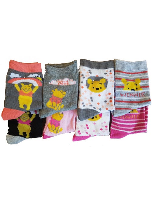 Meias Criança Licença WINNIE L'OURSON fantasia - Pack de 9 - Kiabi Meias Criança Licença WINNIE L'OURSON fantasia - Pack de 9 - Kiabi