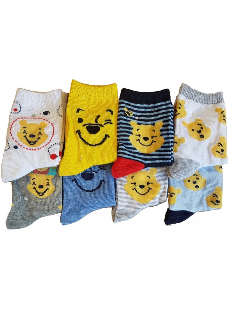 Meias Criança Licença WINNIE L'OURSON fantasia - Pack de 9 Multicolorido - Kiabi