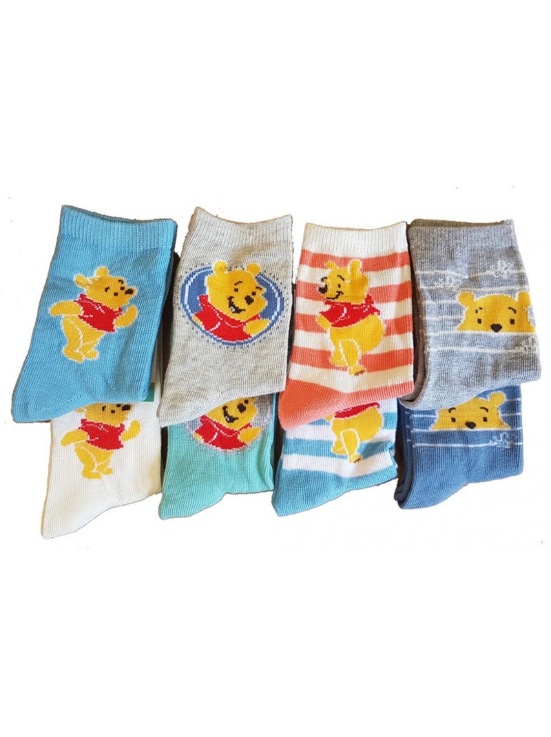Meias Criança Licença WINNIE L'OURSON fantasia - Pack de 9 Multicolorido - Kiabi