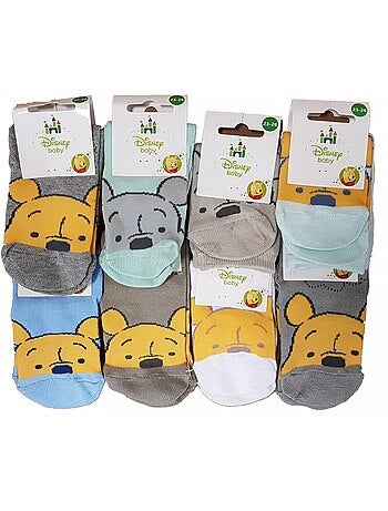 Meias Criança Licença WINNIE L'OURSON fantasia - Sortido de modelos conforme chegadas - Pack de 6