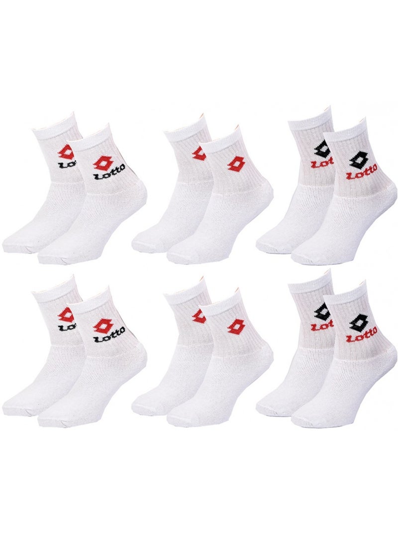Meias Criança LOTTO TENNIS CREW - Pack de 15 Multicolorido - Kiabi