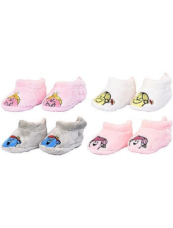 Meias Criança MONSIEUR MADAME fantasia - Pack de 2