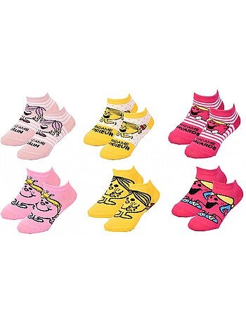 Meias Criança MONSIEUR MADAME fantasia - Pack de 9