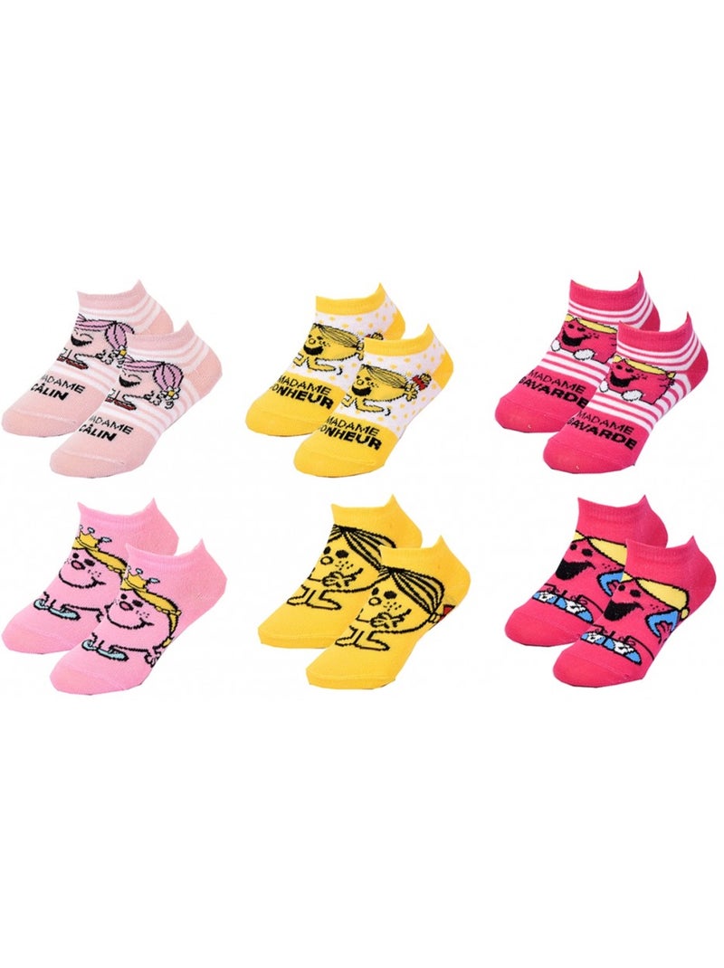 Meias Criança MONSIEUR MADAME fantasia - Pack de 9 Multicolorido - Kiabi