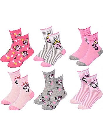 Meias Criança MONSIEUR MADAME fantasia - Pack de 9
