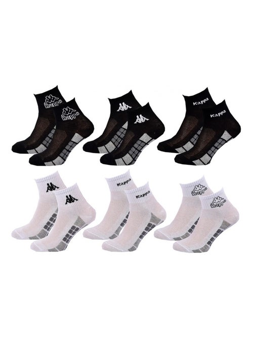 Meias Criança QUARTER KAPPA - Pack de 6 - Kiabi Meias Criança QUARTER KAPPA - Pack de 6 - Kiabi