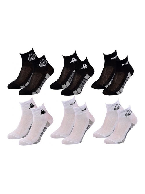 Meias Criança QUARTER KAPPA - Pack de 6 - Kiabi Meias Criança QUARTER KAPPA - Pack de 6 - Kiabi