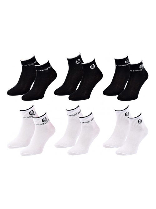 Meias Criança QUARTER SERGIO TACCHINI Pack de 6 - Kiabi Meias Criança QUARTER SERGIO TACCHINI Pack de 6 - Kiabi