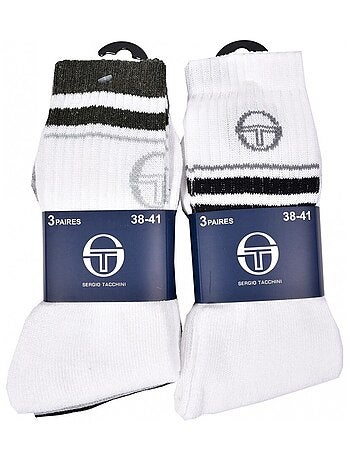 Meias Criança SERGIO TACCHINI TENNIS CREW Algodão Conforto - Pack 12