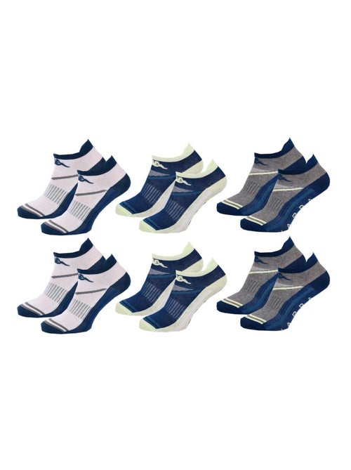 Meias Criança SNEAKER KAPPA - Pack de 6 - Kiabi Meias Criança SNEAKER KAPPA - Pack de 6 - Kiabi