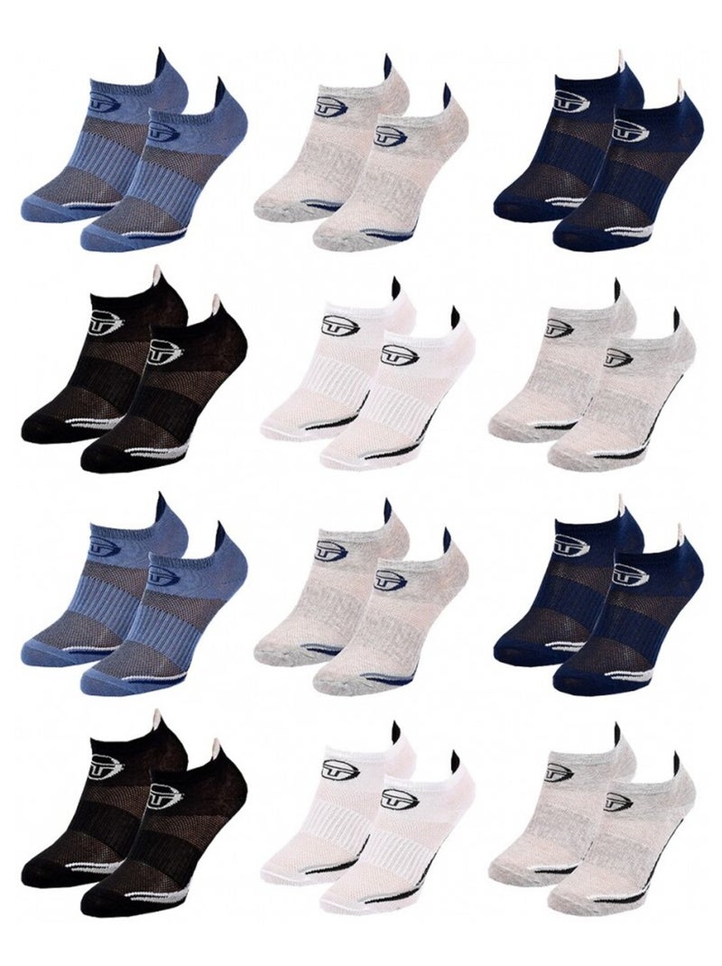 Meias Criança SNEAKER SERGIO TACCHINI - Pack de 12 Multicolorido - Kiabi