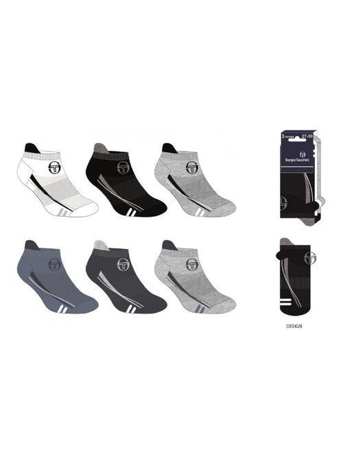 Meias Criança SNEAKER SERGIO TACCHINI - Pack de 12 - Kiabi Meias Criança SNEAKER SERGIO TACCHINI - Pack de 12 - Kiabi