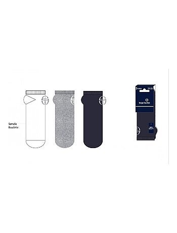 Meias Criança SNEAKER SERGIO TACCHINI Pack de 6