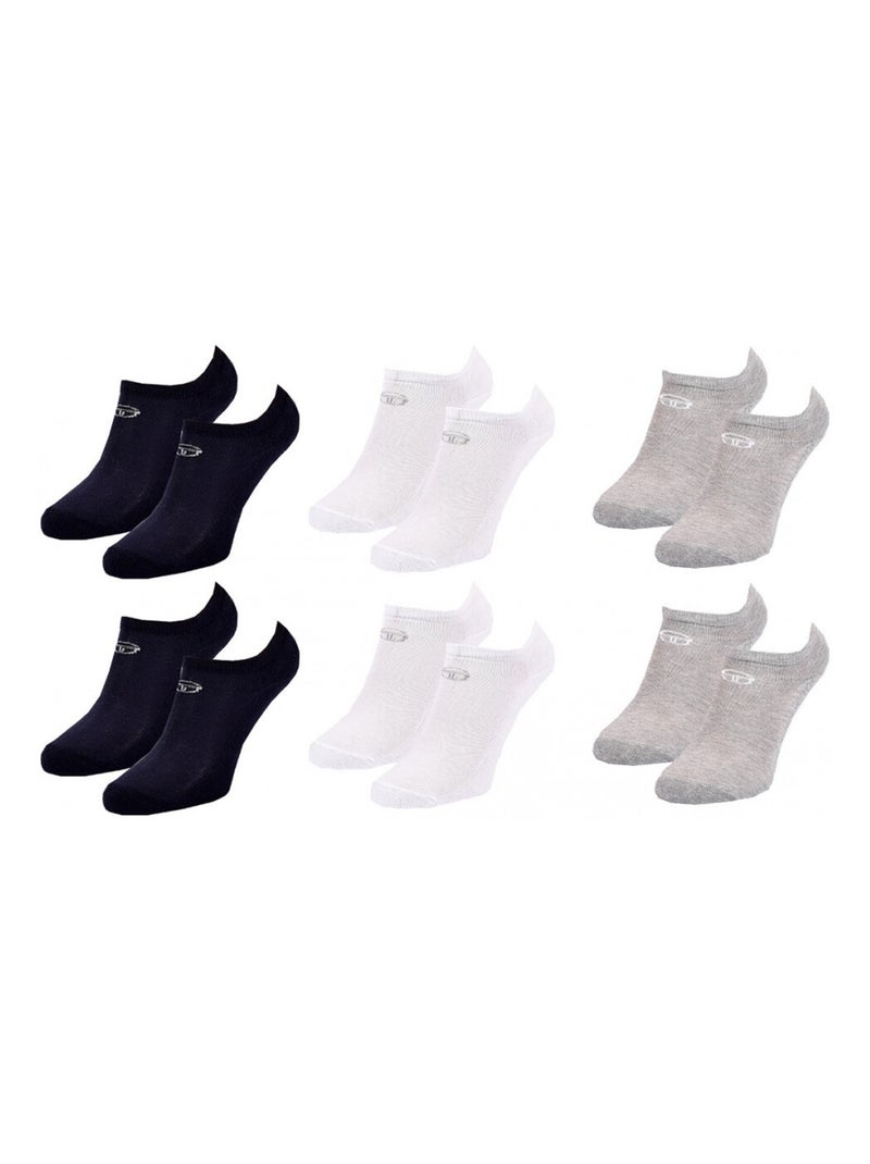 Meias Criança SNEAKER SERGIO TACCHINI Pack de 6 Multicolorido - Kiabi