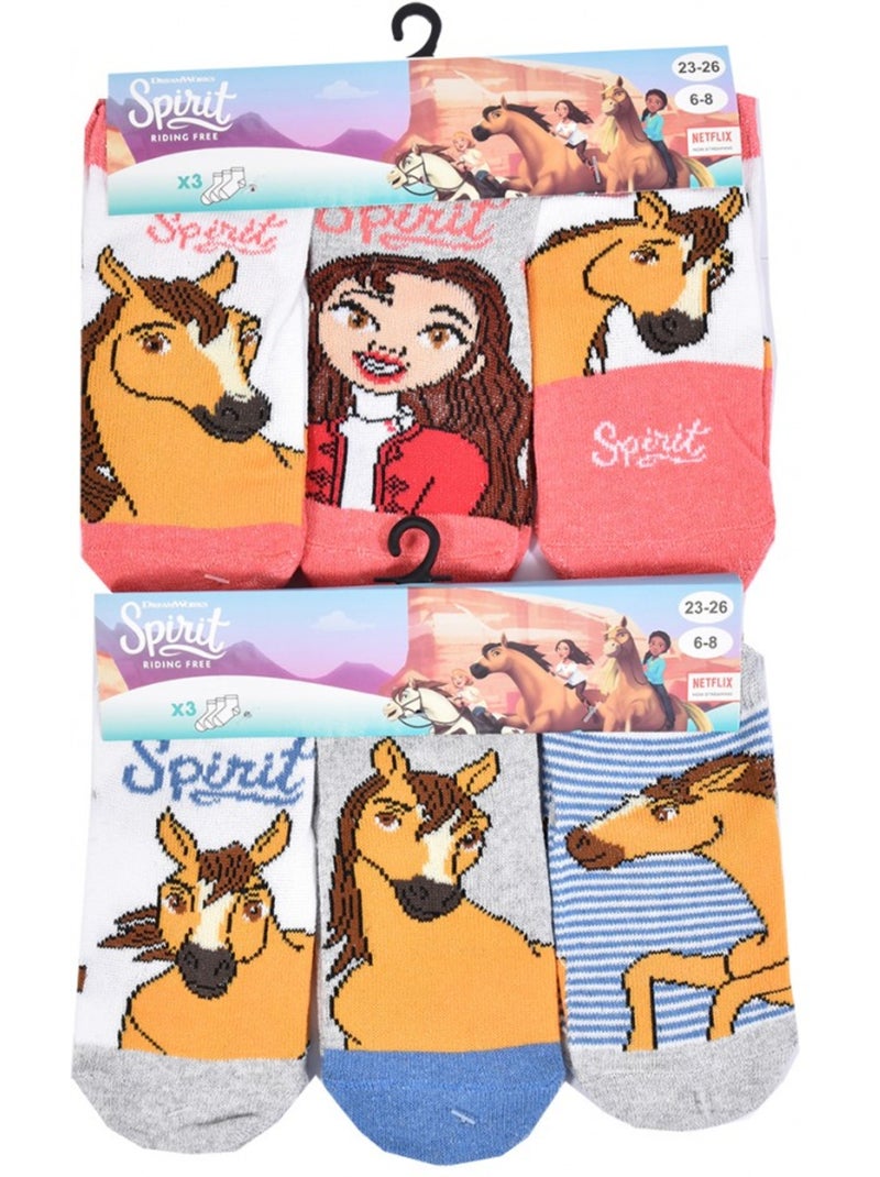 Meias Criança SPIRIT fantasia - Pack de 9 Multicolorido - Kiabi