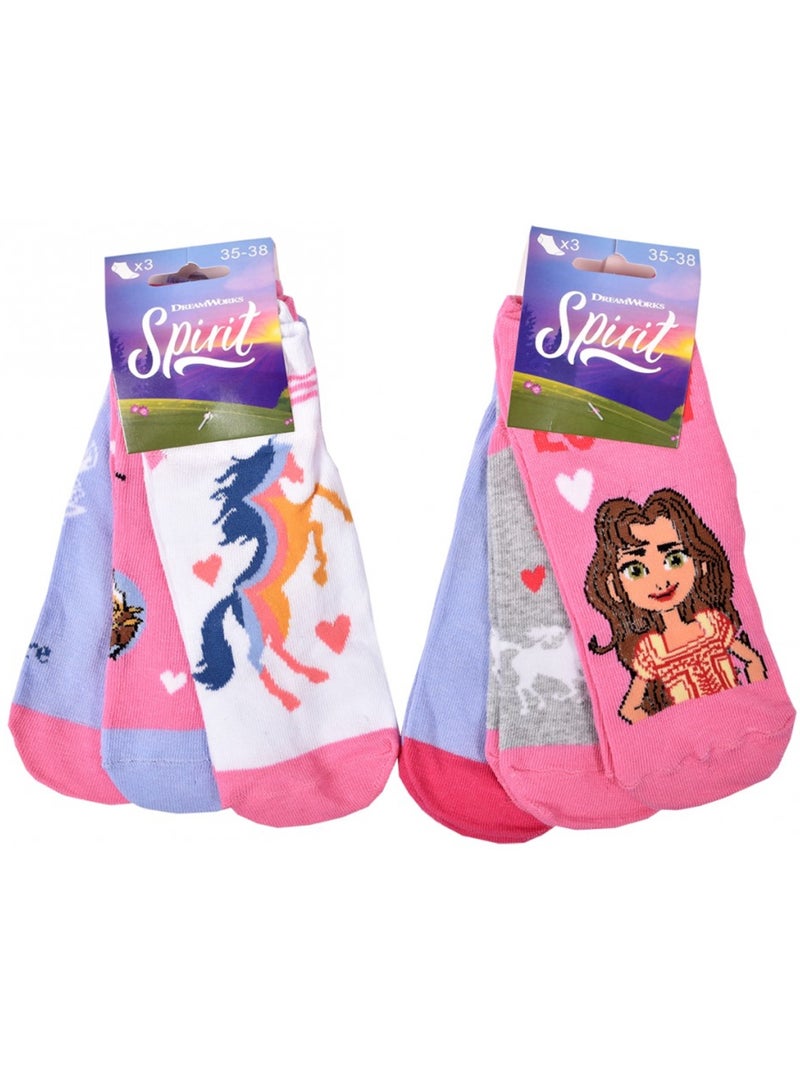 Meias Criança SPIRIT fantasia - Pack de 9 Multicolorido - Kiabi