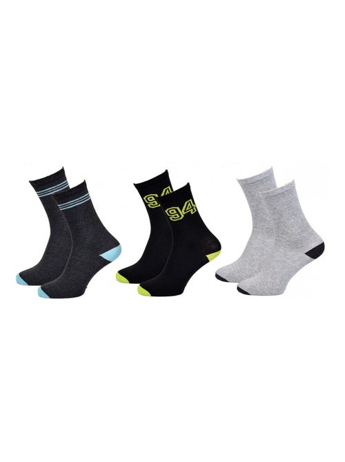 Meias Criança TWINDAY - Pack de 3 - Kiabi Meias Criança TWINDAY - Pack de 3 - Kiabi