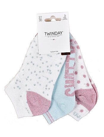 Meias Criança TWINDAY - Pack de 6