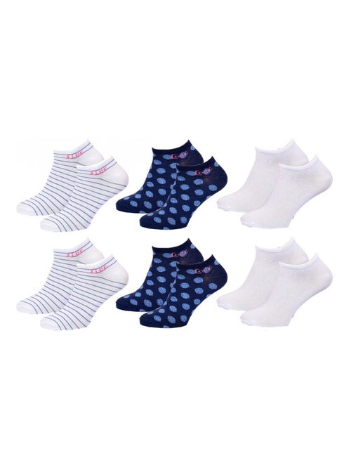 Meias Curtas Mulher TWINDAY - Pack de 6 - Kiabi