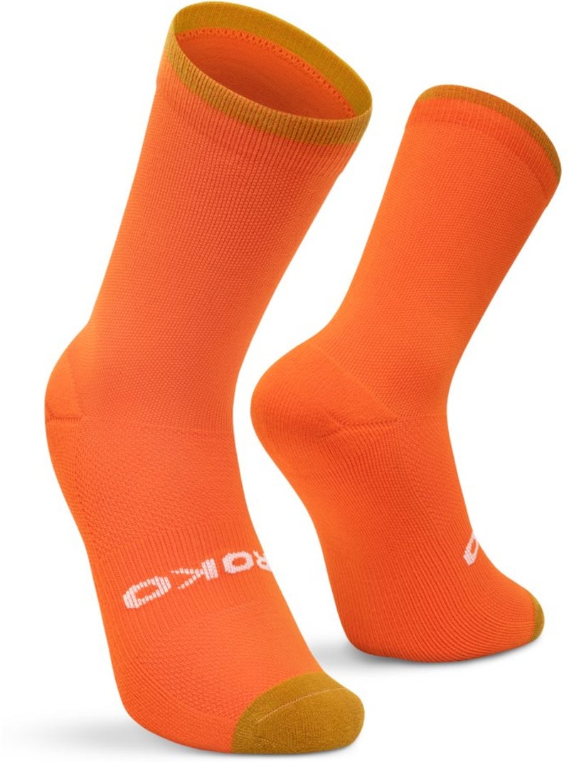 Meias de caminhada de cano médio Laranja - Kiabi