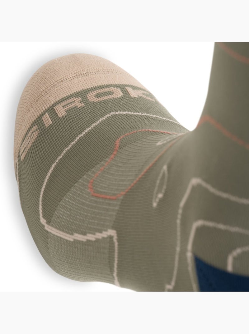 Meias de caminhada leves de cano médio Verde - Kiabi