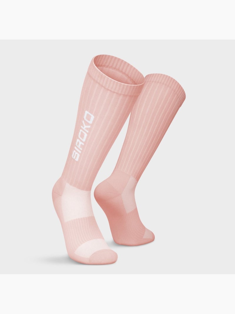 Meias de cano alto para ténis Rosa - Kiabi