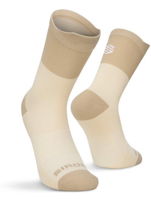 Meias de cano alto para trail running - Kiabi